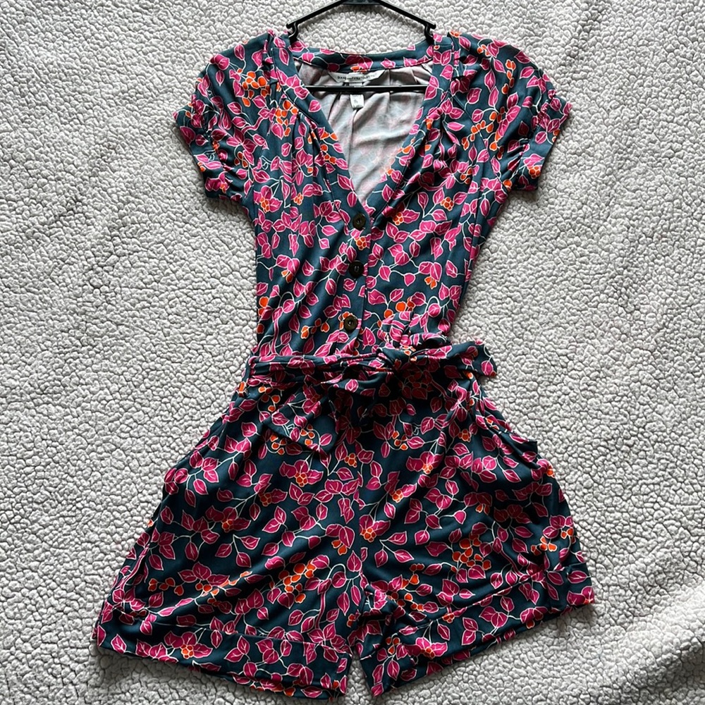 DVF short romper